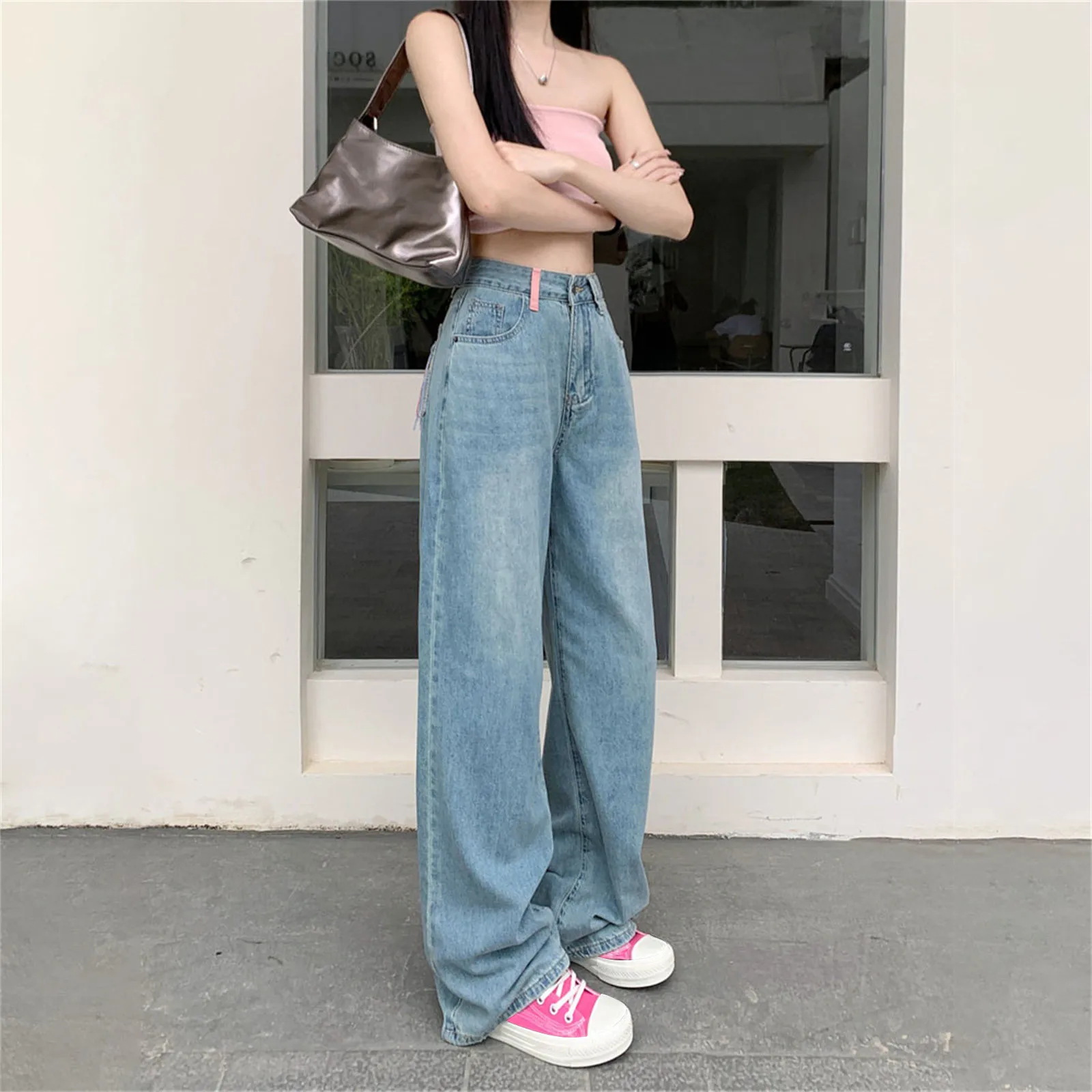 Fashion Jeans Woman Wide Pants Cowboy Pants for Women Clothing Jeans Y2k Clothing 2024 High Waist Jeans For Woman 90s Clothes
Fashion Jeans Woman Wide Pants Cowboy Pants for Women Clothing Jeans Y2k Clothing 2024 High Waist Jeans For Woman 90s Clothes