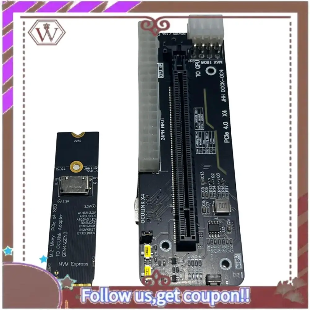 ABBG-для Oculink/M.2 Nvme Внешняя видеокарта для ноутбука EGPU Чехол для графического процессора Док-станция PCIE 4,0 X4 Gen4 Карта расширения GDP для ноутбука
ABBG-для Oculink/M.2 Nvme Внешняя видеокарта для ноутбука EGPU Чехол для графического процессора Док-станция PCIE 4,0 X4 Gen4 Карта расширения GDP для ноутбука