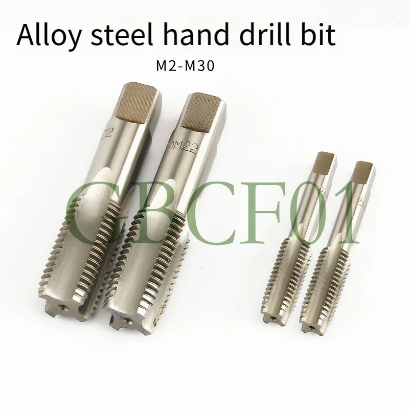 Right Hand Tap Drill Hand Tools Screw Thread Metric Plug Taps M2 M3 M4 M5 M6 M8 M10 M12 M16 M20 M22 M24 M27 M30
Right Hand Tap Drill Hand Tools Screw Thread Metric Plug Taps M2 M3 M4 M5 M6 M8 M10 M12 M16 M20 M22 M24 M27 M30
