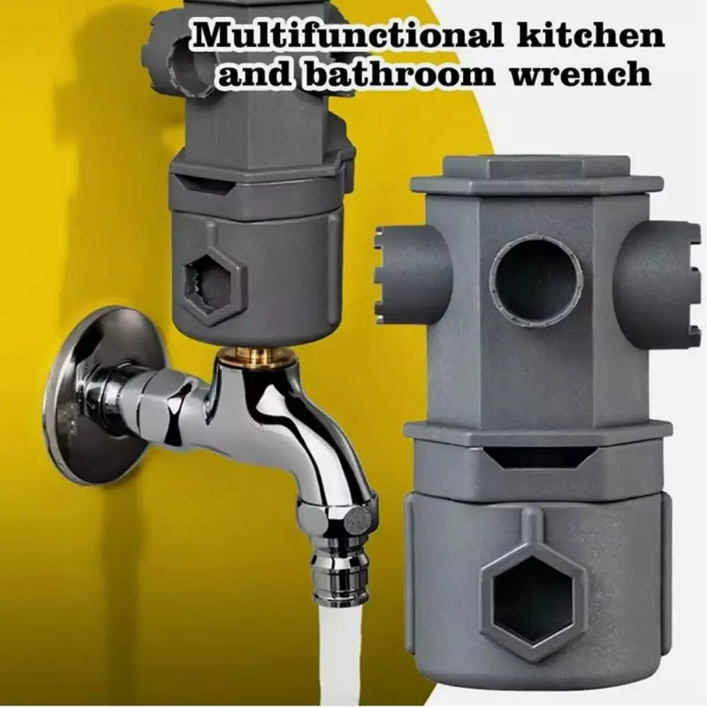 Plastic Multifunctional Wrench Valve Core Disass Tap Water Leakage Faucet Wrench Tap Aerator Removal 16 in 1 Wrench Tool Set
Plastic Multifunctional Wrench Valve Core Disass Tap Water Leakage Faucet Wrench Tap Aerator Removal 16 in 1 Wrench Tool Set