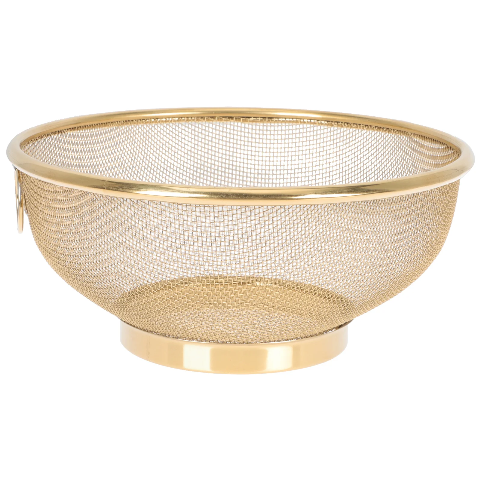Stainless Steel Fine Mesh Strainer Hands-free Sink Colander Food Sieve Kitchen Tool Golden Practical Design Foldable Oil Filter
Stainless Steel Fine Mesh Strainer Hands-free Sink Colander Food Sieve Kitchen Tool Golden Practical Design Foldable Oil Filter