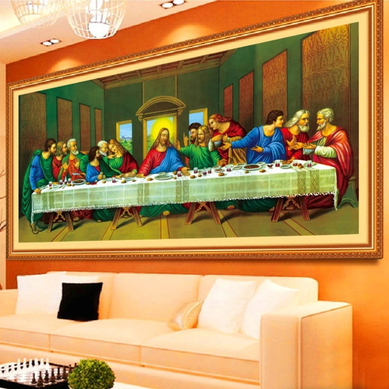 DIY full Diamond Embroidery,Round Diamond The Last Supper, Jesus Living room decoration rhinestone beads Diamond painting
DIY full Diamond Embroidery,Round Diamond The Last Supper, Jesus Living room decoration rhinestone beads Diamond painting