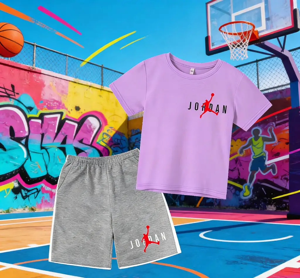 Summer Kids Cartoon Tracksuit Short Sleeve T-Shirt+Shorts Set Soft Cotton Casual Wear for Boys Girls Street Style Daily Outfit
Summer Kids Cartoon Tracksuit Short Sleeve T-Shirt+Shorts Set Soft Cotton Casual Wear for Boys Girls Street Style Daily Outfit