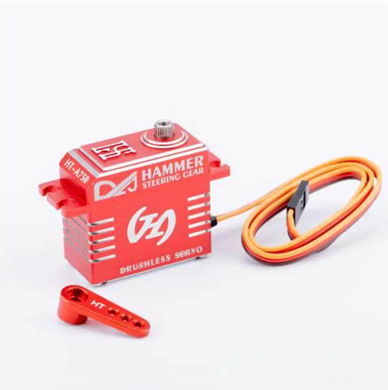 New HT A750 Hammer Servo Magnetic Induction High Precision Waterproof 50kg Brushless All Metal RC Model
New HT A750 Hammer Servo Magnetic Induction High Precision Waterproof 50kg Brushless All Metal RC Model