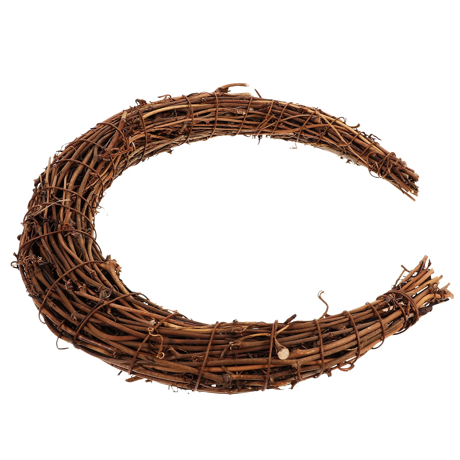 Moon Shaped Wreath Hoops Rattan Vine Frame 25cm Diy Materials Natural Vine Frame Christmas Home Wall Decor
Moon Shaped Wreath Hoops Rattan Vine Frame 25cm Diy Materials Natural Vine Frame Christmas Home Wall Decor