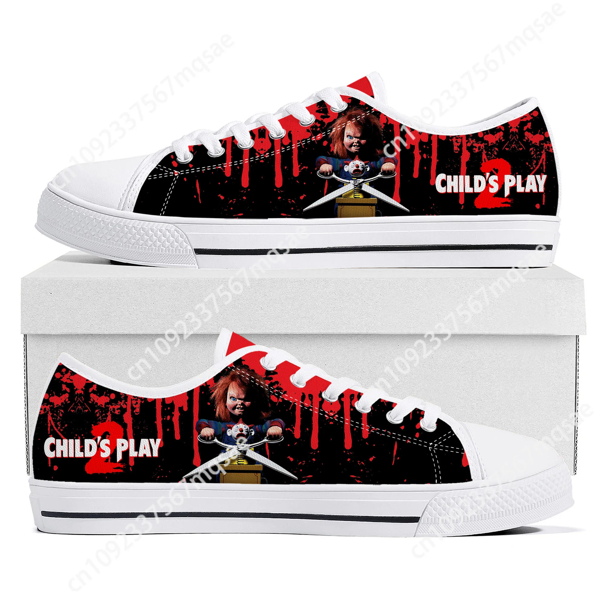 Horror Movie Childs Play Chucky Low Top High Quality Sneakers Mens Women Teenager Canvas Sneaker Casual Couple Shoes Custom Shoe
Horror Movie Childs Play Chucky Low Top High Quality Sneakers Mens Women Teenager Canvas Sneaker Casual Couple Shoes Custom Shoe