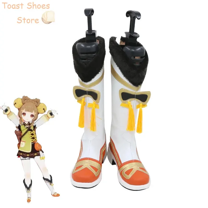 Yaoyao Cosplay Shoes GenshinImpact PU Leather Shoes Halloween Carnival Boots Cosplay Props Costume Prop
Yaoyao Cosplay Shoes GenshinImpact PU Leather Shoes Halloween Carnival Boots Cosplay Props Costume Prop