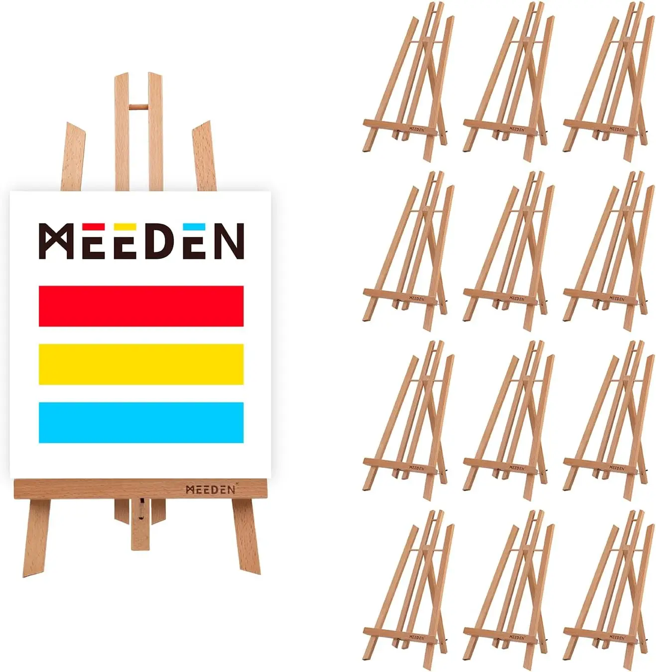 20 Inch Tabletop Easel for Painting, 12 Pack Beech Wood Easel Stand Display Canvas Art, Portable A-Frame Easel for Artists
20 Inch Tabletop Easel for Painting, 12 Pack Beech Wood Easel Stand Display Canvas Art, Portable A-Frame Easel for Artists