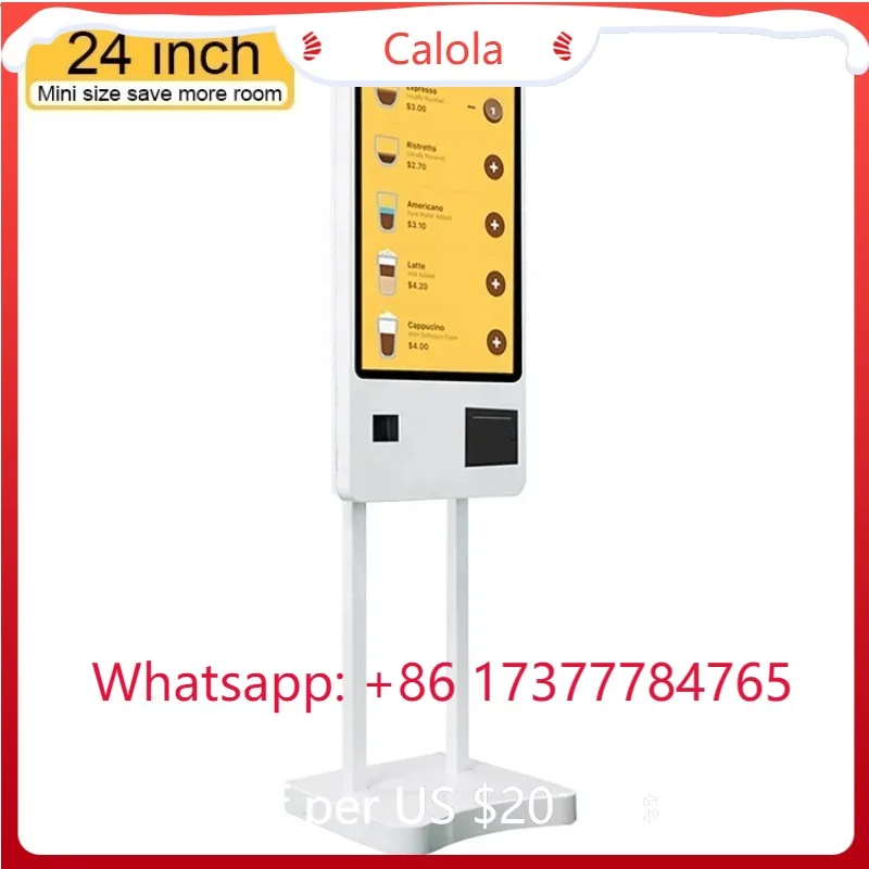 Restaurant Touch Screen Self Service Kiosk Display
Restaurant Touch Screen Self Service Kiosk Display