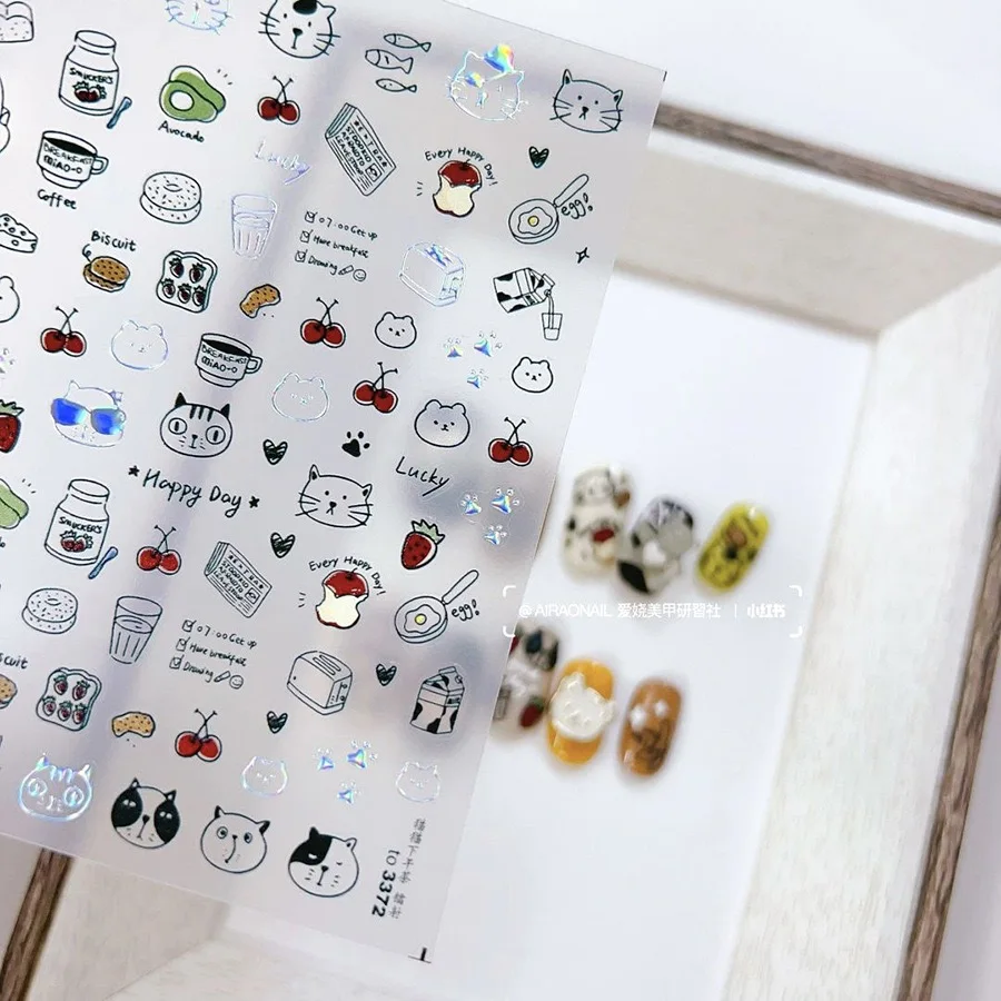 1PCS Graffiti Cartoon puppy Nail Sticker laser bow Stickers Nail Art Decoration DIY Press On Nails
1PCS Graffiti Cartoon puppy Nail Sticker laser bow Stickers Nail Art Decoration DIY Press On Nails