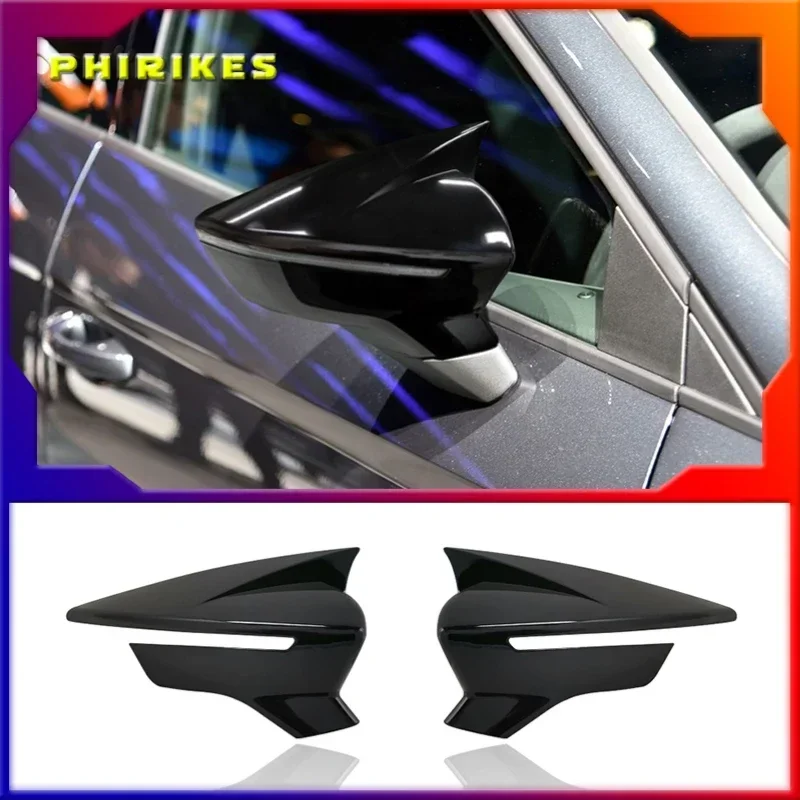 2 Pieces High Quality ABS Plastic Bat Style Mirror Covers Caps RearView Cover Piano Black For Seat Leon MK3 MK3.5 2013-2019
2 Pieces High Quality ABS Plastic Bat Style Mirror Covers Caps RearView Cover Piano Black For Seat Leon MK3 MK3.5 2013-2019