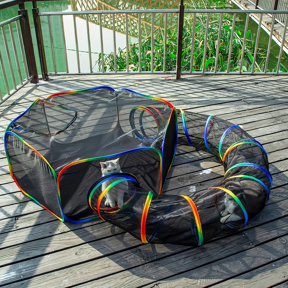 Outdoor Cat Tunnel Outdoor Playground Cat Cage Outdoor Portable Cat Tent with Storage Bag Outdoor Cat Fence Pet Fence
Outdoor Cat Tunnel Outdoor Playground Cat Cage Outdoor Portable Cat Tent with Storage Bag Outdoor Cat Fence Pet Fence