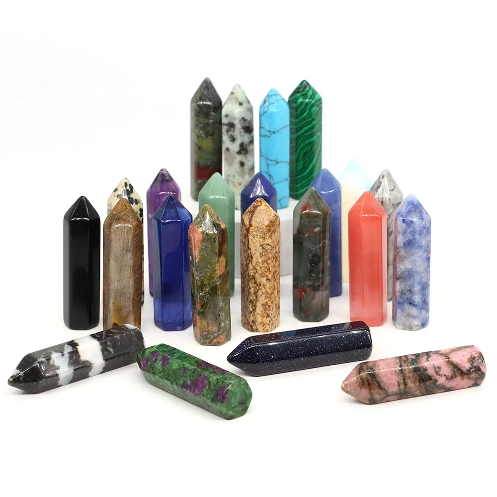 Natural Stones Crystal Point Wand Tower Reiki Healing Energy Amethyst Rose Quartz Hexagonal Prisms Obelisk Mineral Gems Ornament
Natural Stones Crystal Point Wand Tower Reiki Healing Energy Amethyst Rose Quartz Hexagonal Prisms Obelisk Mineral Gems Ornament