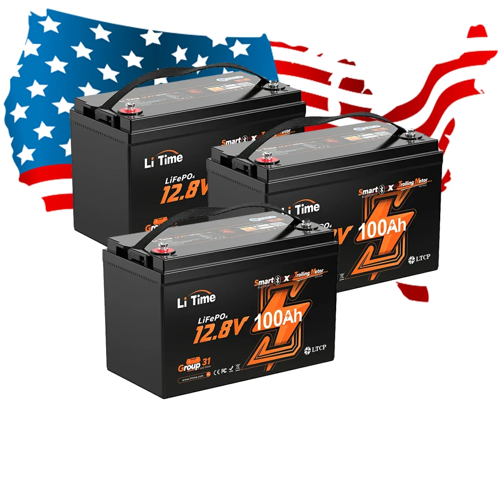 EU US STOCK 12V 100Ah BMS LiFePO4 Smart APP Battery For Marine Trolling Motor RVs Off-Grid Camping 4P4S
EU US STOCK 12V 100Ah BMS LiFePO4 Smart APP Battery For Marine Trolling Motor RVs Off-Grid Camping 4P4S