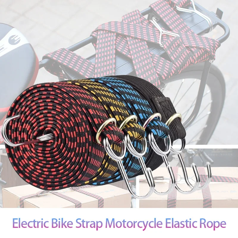 Widened 3cm Length Adjustable Electric Bike Strap Motorcycle Elastic Rope, Cow Tendon Binding, Elastic Band, Luggage Rope
Widened 3cm Length Adjustable Electric Bike Strap Motorcycle Elastic Rope, Cow Tendon Binding, Elastic Band, Luggage Rope
