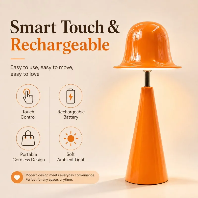 Creative Mushroom Table Lamp Atmosphere Lamp Bedroom Bedside Camping Reading Charging Touch Mushroom Lamp
Creative Mushroom Table Lamp Atmosphere Lamp Bedroom Bedside Camping Reading Charging Touch Mushroom Lamp