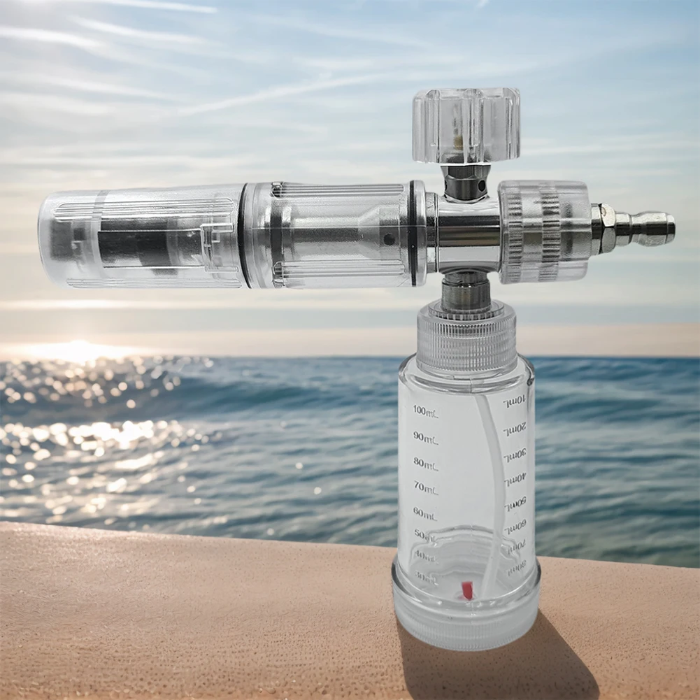 100ml Liquid Foam Sprayer Bottle with 1/4 Inch Quick Connector 4500PSI Pressure Washer Gun Foam Spray Pot Car Wash Accessories
100ml Liquid Foam Sprayer Bottle with 1/4 Inch Quick Connector 4500PSI Pressure Washer Gun Foam Spray Pot Car Wash Accessories