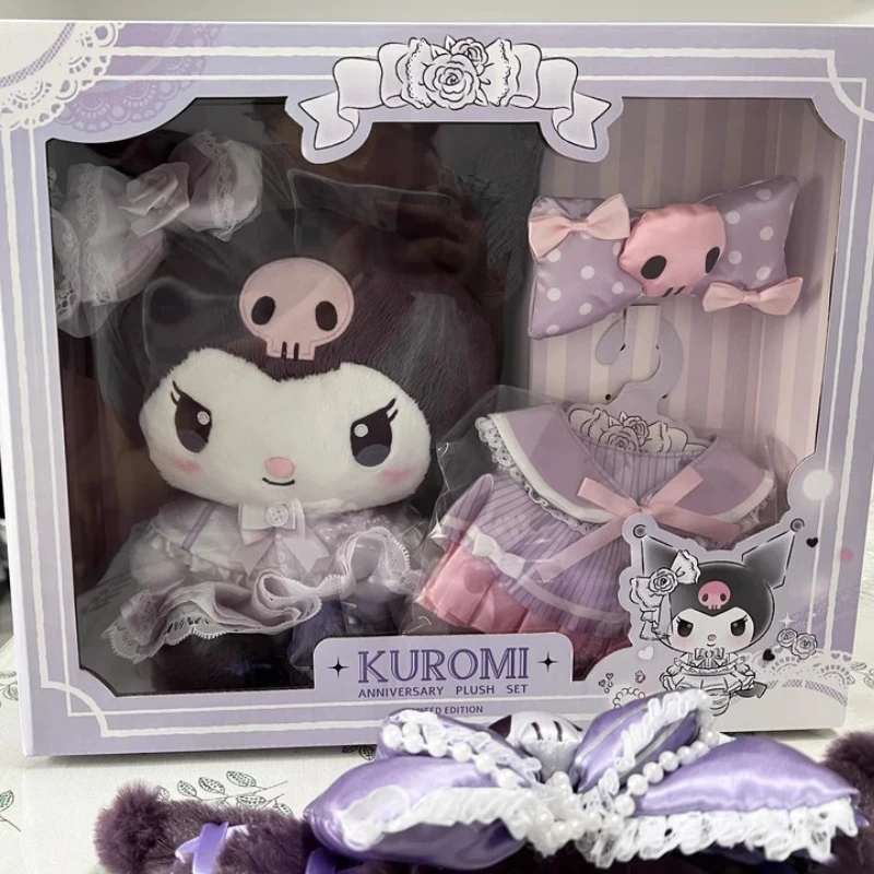 Sanrio Cartoon Kuromi Costume Change Soft Plush Doll Anime Figure Throw Pillow Charm Decoration Valentine Day Birthday Gift Toys
Sanrio Cartoon Kuromi Costume Change Soft Plush Doll Anime Figure Throw Pillow Charm Decoration Valentine Day Birthday Gift Toys