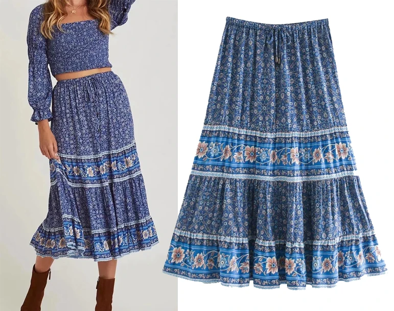 WMDR Sle Women's Printed f Skirt Casual Cotton Loose Fit mid Waist Other Material Other Design for Spring 2025
WMDR Sle Women's Printed f Skirt Casual Cotton Loose Fit mid Waist Other Material Other Design for Spring 2025