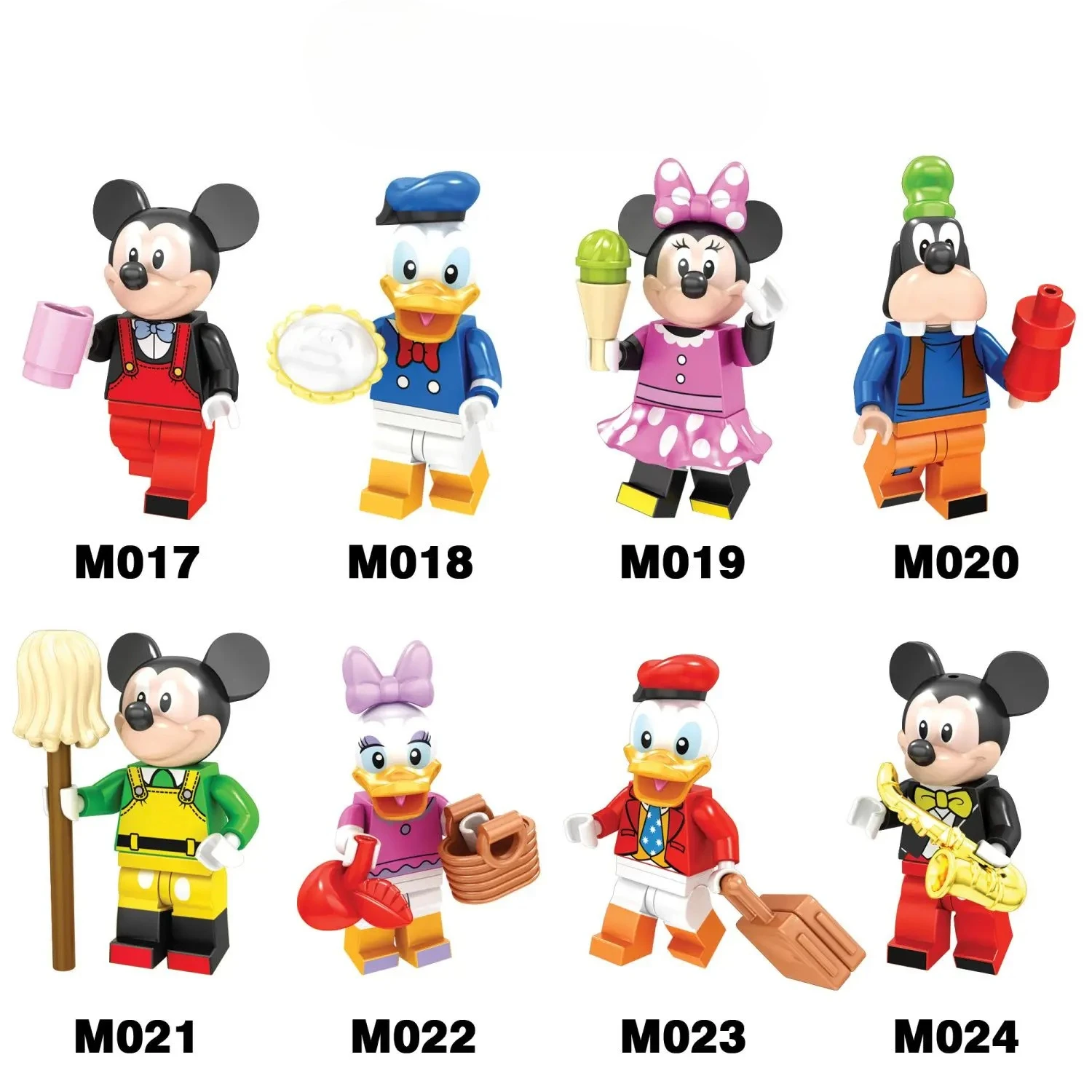 Disney Action Figure Mickey Mouse Mini Building Block Toys for Kids Donald Duck Anime Figure Holiday Gifts for Boys and Girls
Disney Action Figure Mickey Mouse Mini Building Block Toys for Kids Donald Duck Anime Figure Holiday Gifts for Boys and Girls