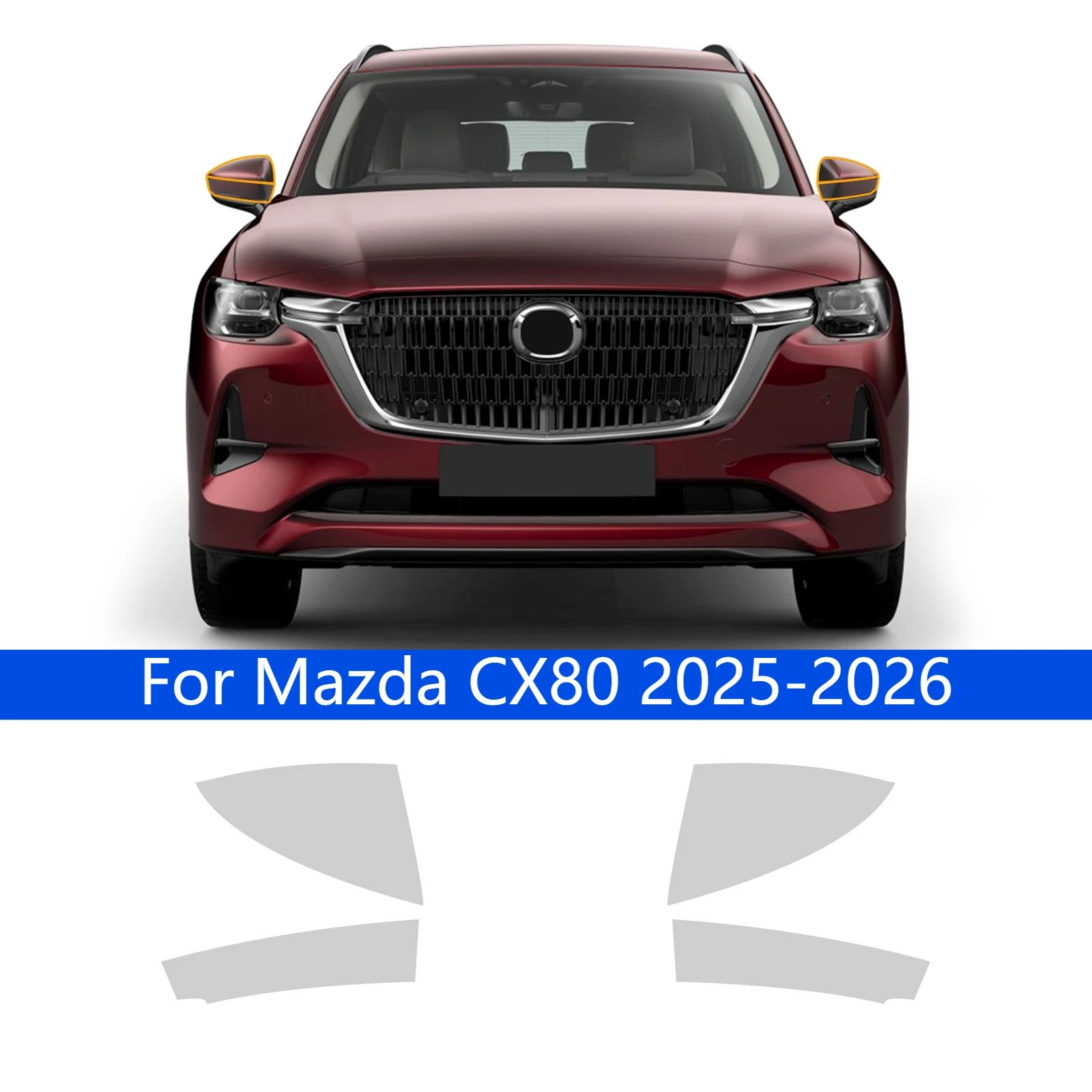 TPU PET Photochromic Headlight Film For Mazda CX80 2025 2026 Anti Scratch Self-Healing Protective Decorative Car Accessories
TPU PET Photochromic Headlight Film For Mazda CX80 2025 2026 Anti Scratch Self-Healing Protective Decorative Car Accessories
