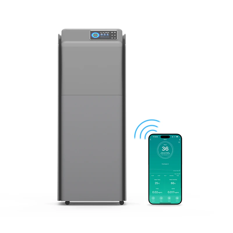 Tuya Smart WiFi Modern Air Purifier | High Efficiency HEPA Filter | Activated Carbon for Odor Removal
Tuya Smart WiFi Modern Air Purifier | High Efficiency HEPA Filter | Activated Carbon for Odor Removal