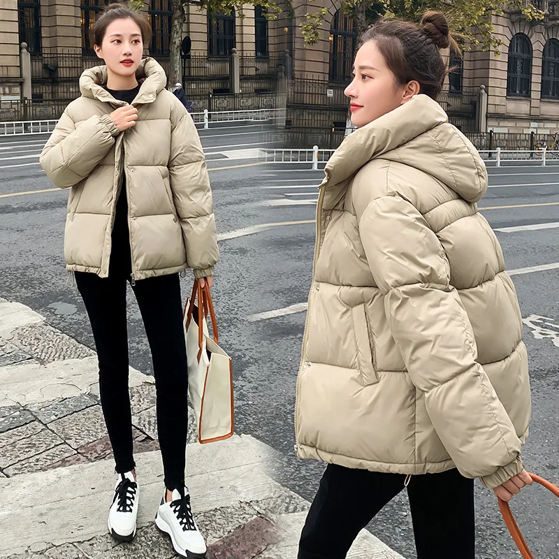 Bread Clothing Casual Fashion Solid Color Long Sleeve Zipper Trend Street Autumn And Winter 2024 Women's Jacket Cotton Clothing
Bread Clothing Casual Fashion Solid Color Long Sleeve Zipper Trend Street Autumn And Winter 2024 Women's Jacket Cotton Clothing