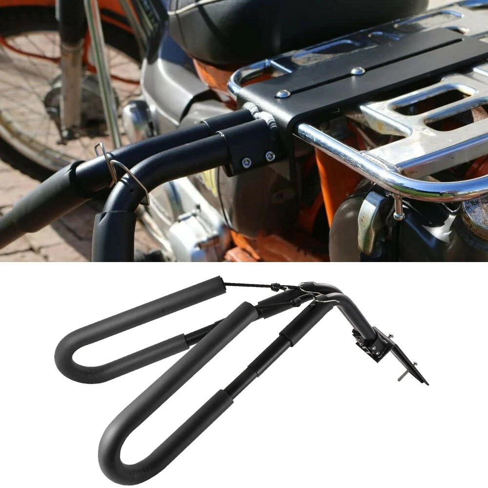 HOTB72A Surfboard Scooter Moped Bicycle Surf Board Carrier For Sports Outdoor Mount To Safely Carry Surfboard On Your Moped
HOTB72A Surfboard Scooter Moped Bicycle Surf Board Carrier For Sports Outdoor Mount To Safely Carry Surfboard On Your Moped