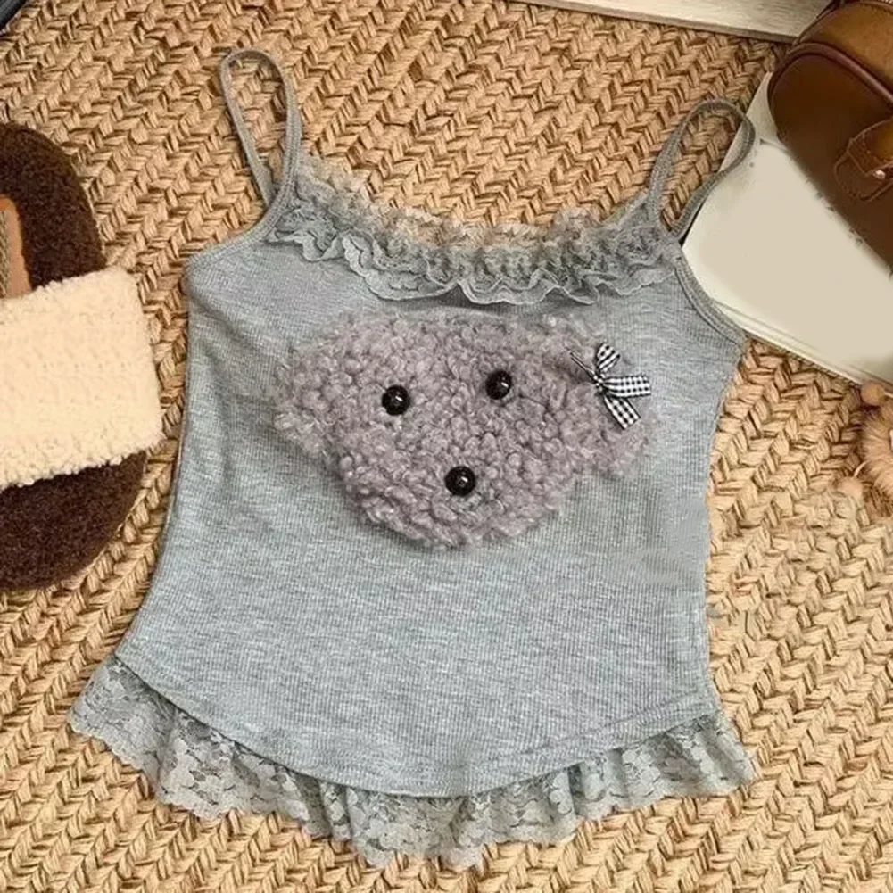 Casual Shorts Lace Suspenders Daily Wear Fashion Occasion Grey Fashionable Womens Vest Casual Wear Modal Material
Casual Shorts Lace Suspenders Daily Wear Fashion Occasion Grey Fashionable Womens Vest Casual Wear Modal Material