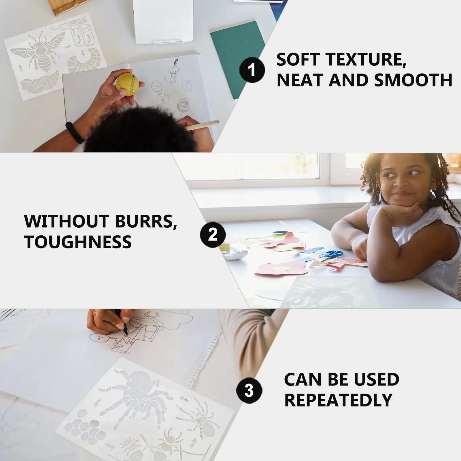8 Sheets Animal Growth Cycle Stencil Kids Drawing Template DIY Painting Craft Reusable PET Art Supplies Project Insect Mold
8 Sheets Animal Growth Cycle Stencil Kids Drawing Template DIY Painting Craft Reusable PET Art Supplies Project Insect Mold