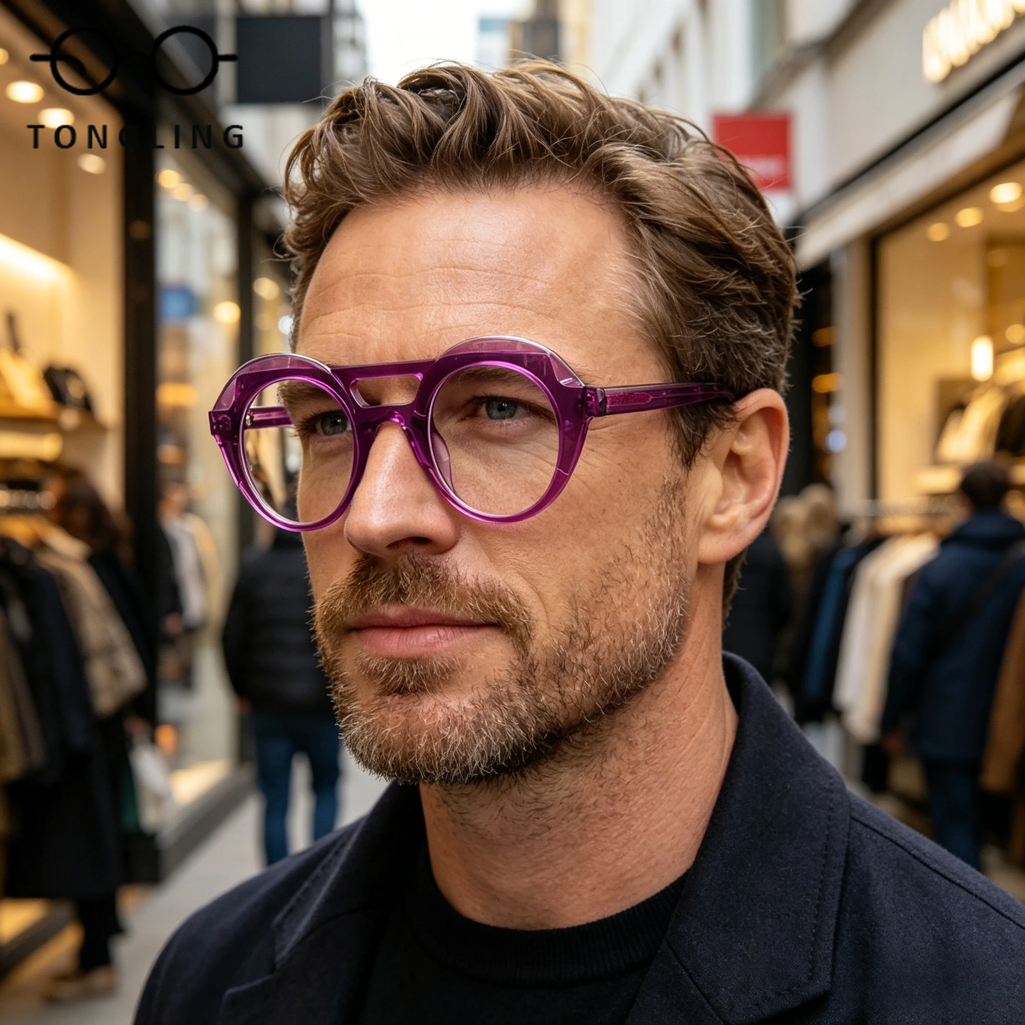 2026 High-Quality Fashionable Men Retro Handcrafted Acetate Glasses Women Personalized Round-Frame Fashionable Eyeglass Frame
2026 High-Quality Fashionable Men Retro Handcrafted Acetate Glasses Women Personalized Round-Frame Fashionable Eyeglass Frame