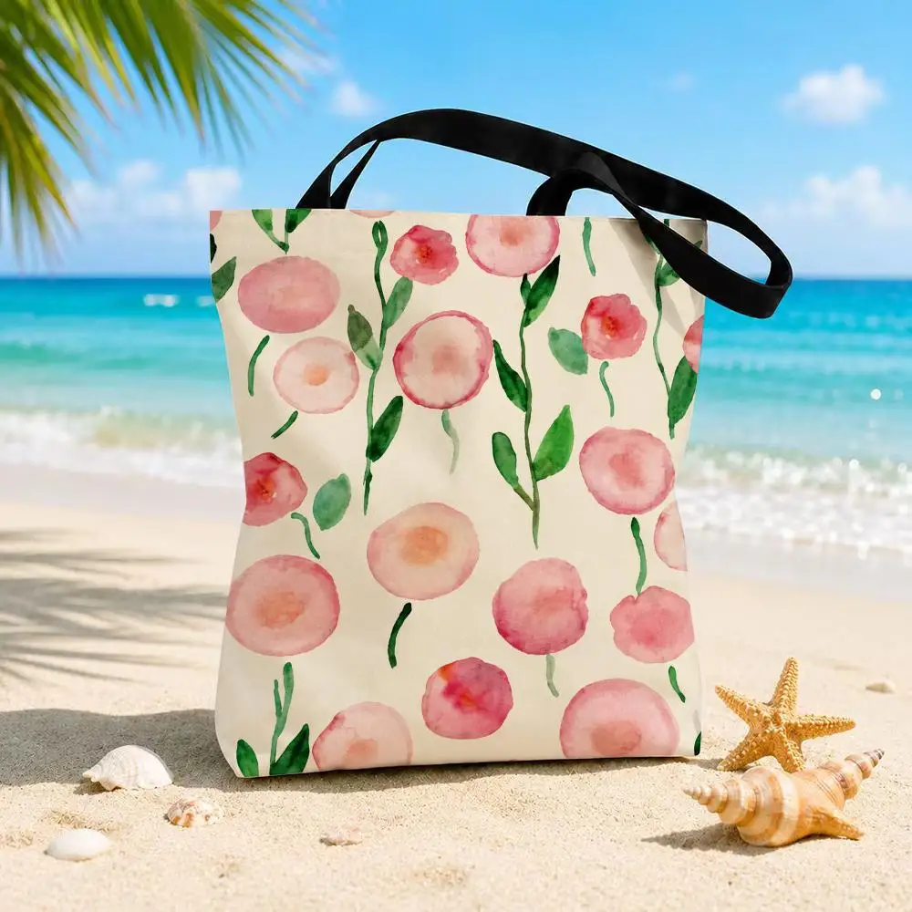 Floral Leaves Storage Bags Canvas Double-Sided Print Durable Tote Bag Beach Travel Picnic Foldable Eco Handbag
Floral Leaves Storage Bags Canvas Double-Sided Print Durable Tote Bag Beach Travel Picnic Foldable Eco Handbag