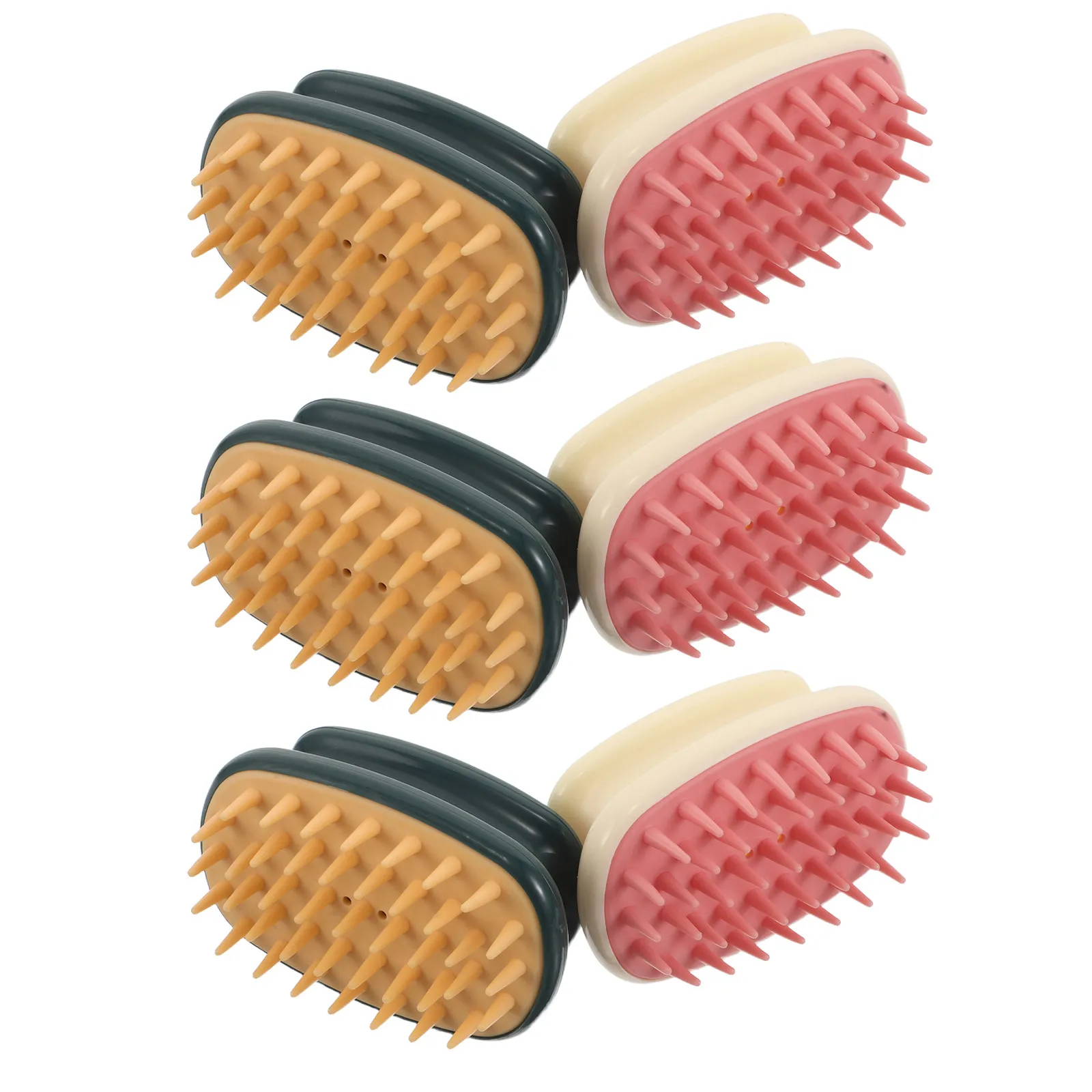 6Pcs Scalp Brush Massage Shampoo Hair Scrubber Soft Tpr Bristles Exfoliating Scalp Cleanser Dandruff Removal Wet Dry Hair Care
6Pcs Scalp Brush Massage Shampoo Hair Scrubber Soft Tpr Bristles Exfoliating Scalp Cleanser Dandruff Removal Wet Dry Hair Care