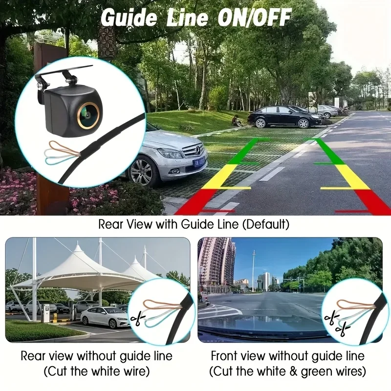 Backup Camera Enhances Your Vehicle'S Visibility, for Front/Side/Backup View Fisheye Lens with AHD/CVBS Mirror Guideline Control
Backup Camera Enhances Your Vehicle'S Visibility, for Front/Side/Backup View Fisheye Lens with AHD/CVBS Mirror Guideline Control