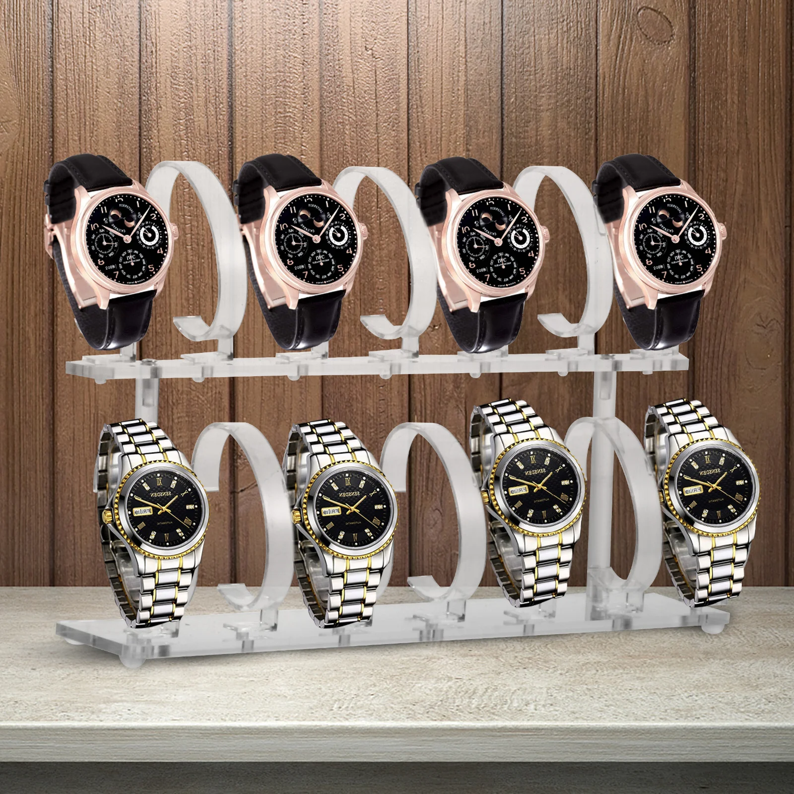 1Pcs Transparent Acrylic Watch Display Stand Nonslip Base Multibooth Design Cshaped Ring Easy Install Watch Stand
1Pcs Transparent Acrylic Watch Display Stand Nonslip Base Multibooth Design Cshaped Ring Easy Install Watch Stand