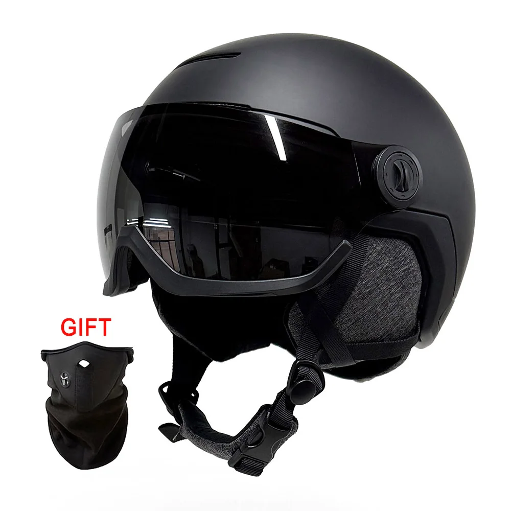 Ski Helmet with Goggles Integrally-Molded PC+EPS High-Quality SportsSafety Helmet Ski Snowboard Skateboard Helmets
Ski Helmet with Goggles Integrally-Molded PC+EPS High-Quality SportsSafety Helmet Ski Snowboard Skateboard Helmets