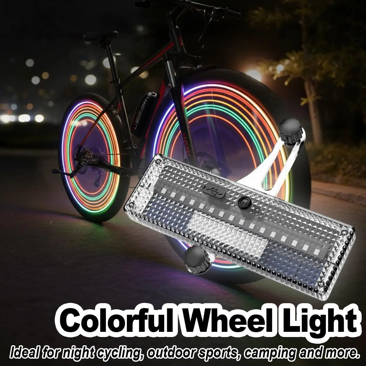Solar LED Bicycle Wheel Light Night Riding Safety With Automatic On Off Home Waterproof Motion Sensing RGB Decorative Bike Light
Solar LED Bicycle Wheel Light Night Riding Safety With Automatic On Off Home Waterproof Motion Sensing RGB Decorative Bike Light