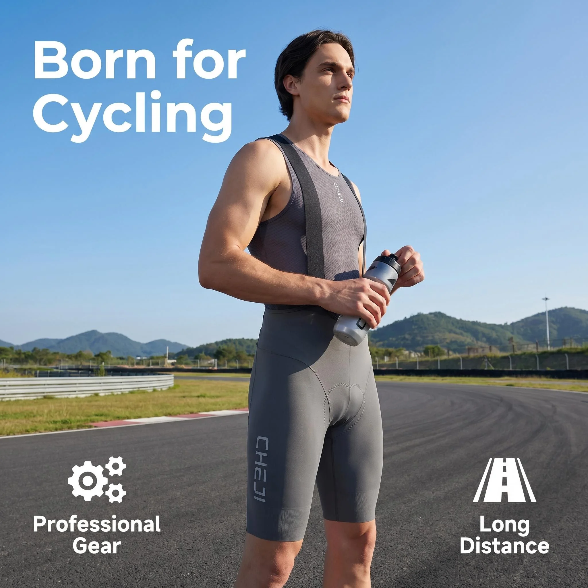 Cheji Men's Cycling Bib Shorts
Cheji Men's Cycling Bib Shorts