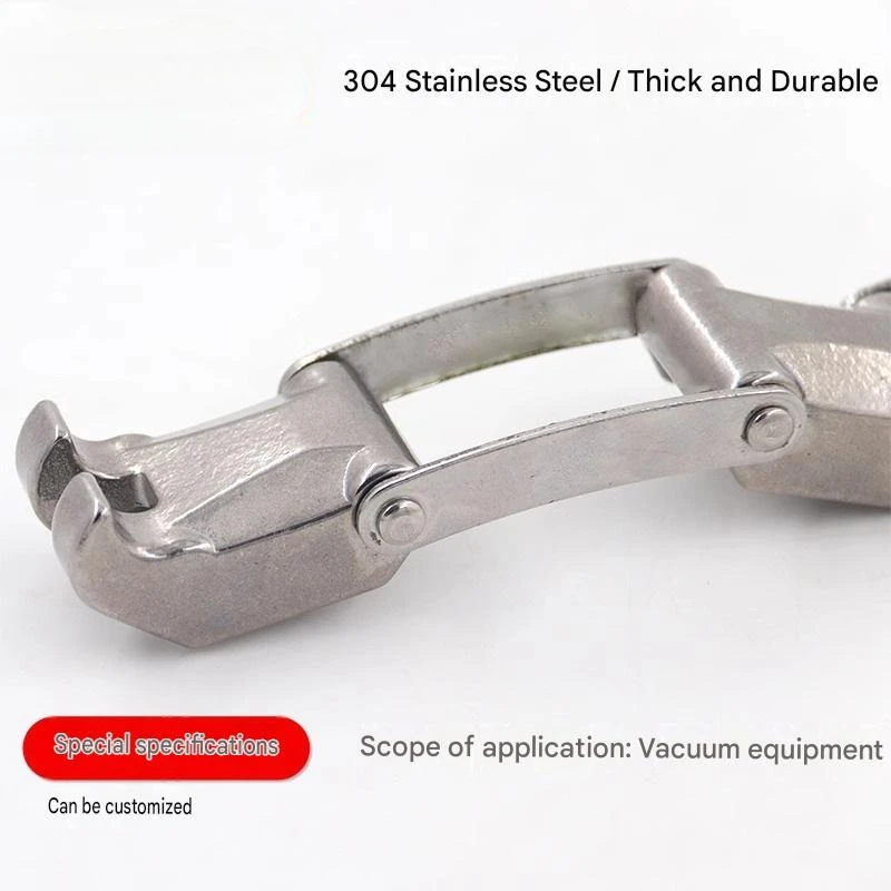 Stainless steel clamp KF chain hoop 304 stainless steel fixed fastening center bracket vacuum chain pipe hoop
Stainless steel clamp KF chain hoop 304 stainless steel fixed fastening center bracket vacuum chain pipe hoop