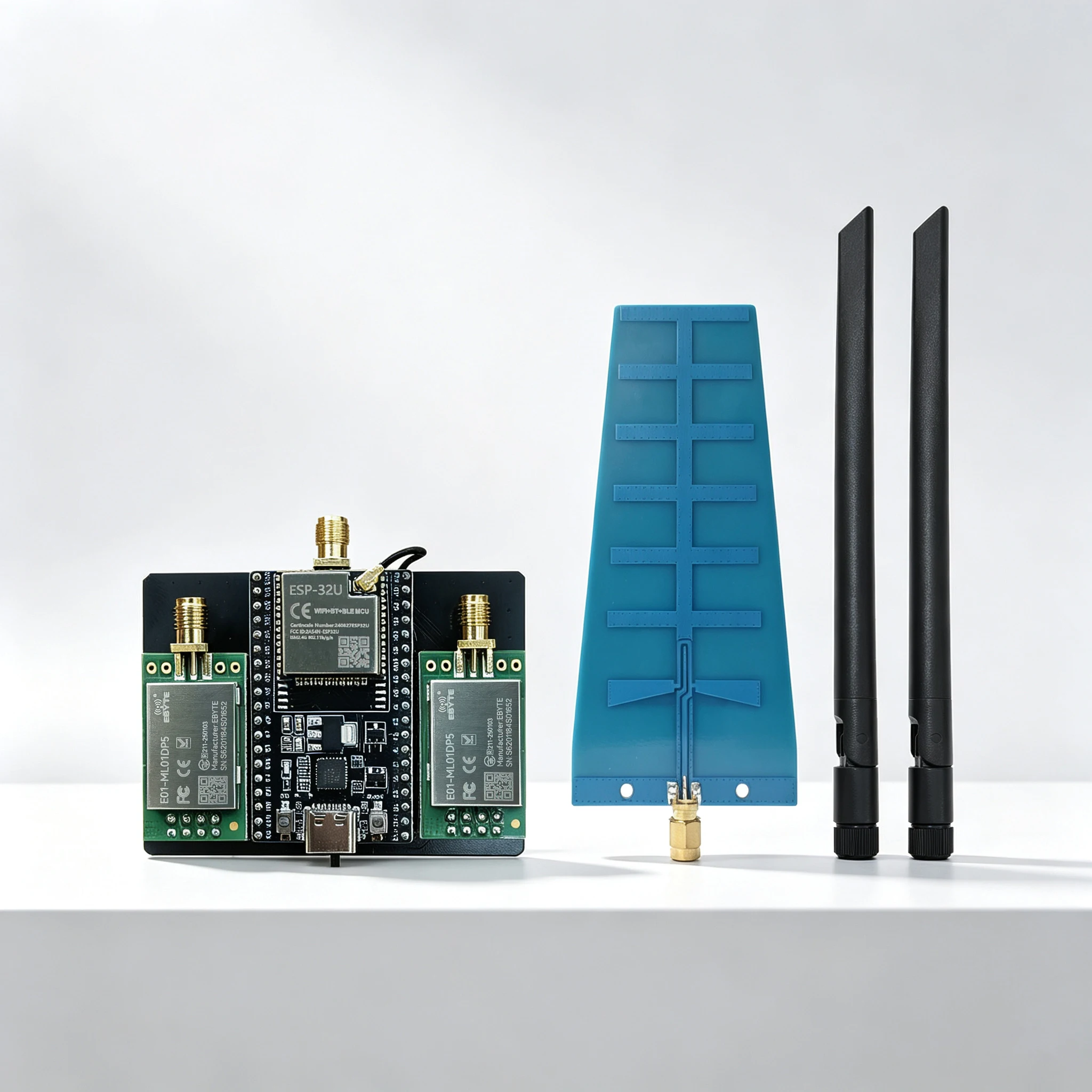 ESP32 + NRF24L01 PA LNA 2.4GHz Module ,Upgraded Antenna Bluetooth Wi-Fi Dual Mode Communication Protocol Development Board
ESP32 + NRF24L01 PA LNA 2.4GHz Module ,Upgraded Antenna Bluetooth Wi-Fi Dual Mode Communication Protocol Development Board