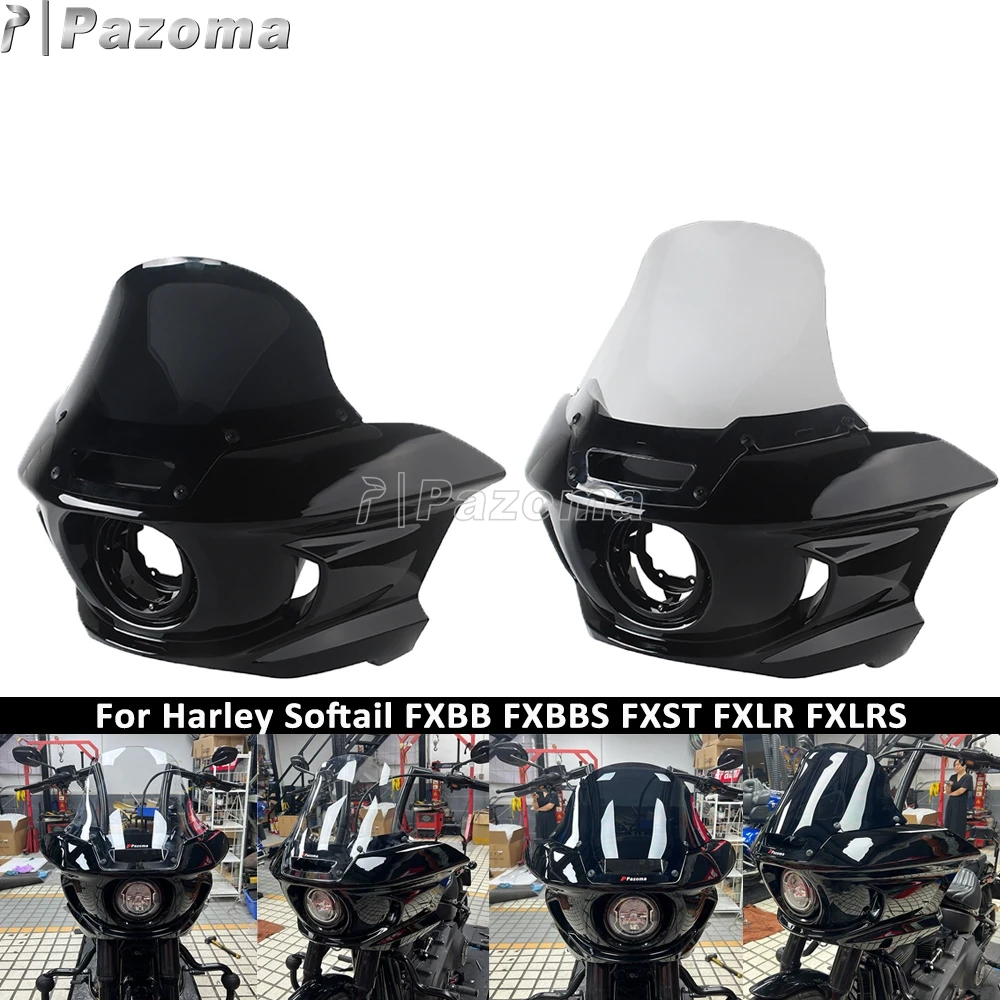 5.75" Headlight Fairing Motorcycle Fairing Wind Deflector For Harley Street Bob FXBB FXBBS Standard FXST Low Rider S FXLRS FXLR
5.75" Headlight Fairing Motorcycle Fairing Wind Deflector For Harley Street Bob FXBB FXBBS Standard FXST Low Rider S FXLRS FXLR