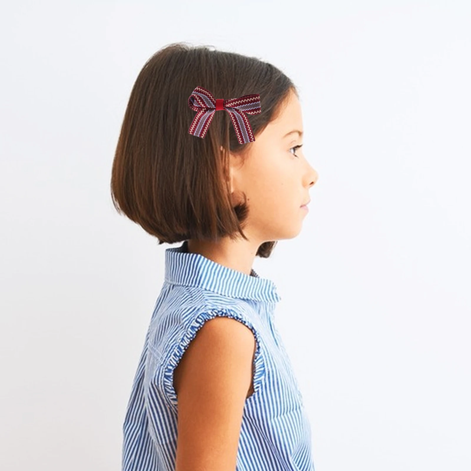 Ethnic Style Red Stripe Bow Hairpin Mini Clips Kids Birthday Accessories Alligator Barrettes Hair Decorations Ribbon
Ethnic Style Red Stripe Bow Hairpin Mini Clips Kids Birthday Accessories Alligator Barrettes Hair Decorations Ribbon