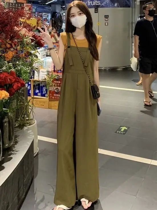 Slimming Large Size Workwear Overalls Women's Summer Thin Drapey One-Piece Pants Stylish plus Size Casual Trousers
Slimming Large Size Workwear Overalls Women's Summer Thin Drapey One-Piece Pants Stylish plus Size Casual Trousers