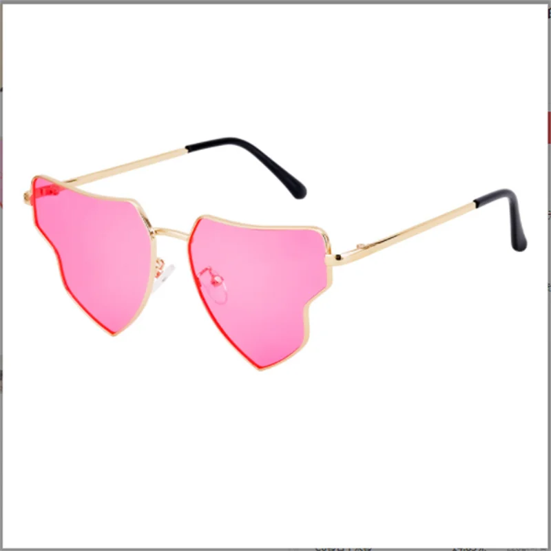 Fashion shaped sunglasses Metallic luxury women's glasses pink UV shade color change
Fashion shaped sunglasses Metallic luxury women's glasses pink UV shade color change