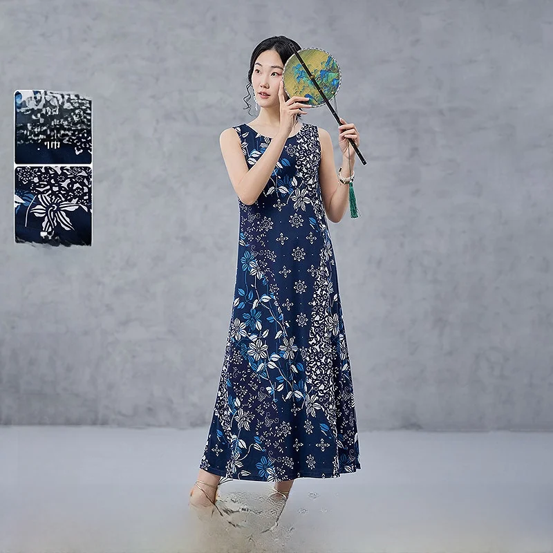 Pure Cotton Svel Long Dr Women's Vintage Floral Print Midi Dr Comfortable Breathable Summer New Arrival
Pure Cotton Svel Long Dr Women's Vintage Floral Print Midi Dr Comfortable Breathable Summer New Arrival