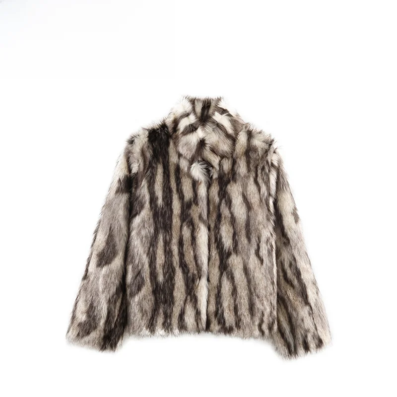 Faionable Autumnal Women's Long Plu Artificial Fur Jaet Versatile Ele Sle Polyester Fiber Ladies Outerwear
Faionable Autumnal Women's Long Plu Artificial Fur Jaet Versatile Ele Sle Polyester Fiber Ladies Outerwear