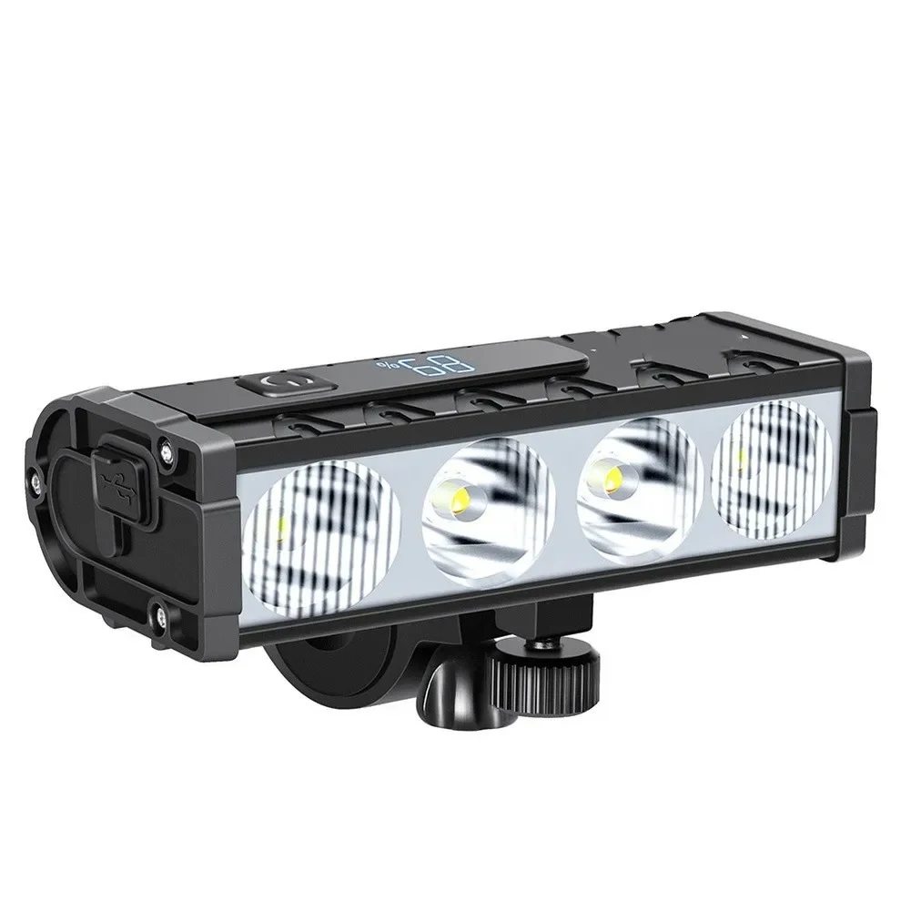 Bike Light 4000 Lumens USB C Rechargeable 2000mAh Battery 4 Lighting Modes IPX5 Waterproof For Commuting Off Road
Bike Light 4000 Lumens USB C Rechargeable 2000mAh Battery 4 Lighting Modes IPX5 Waterproof For Commuting Off Road