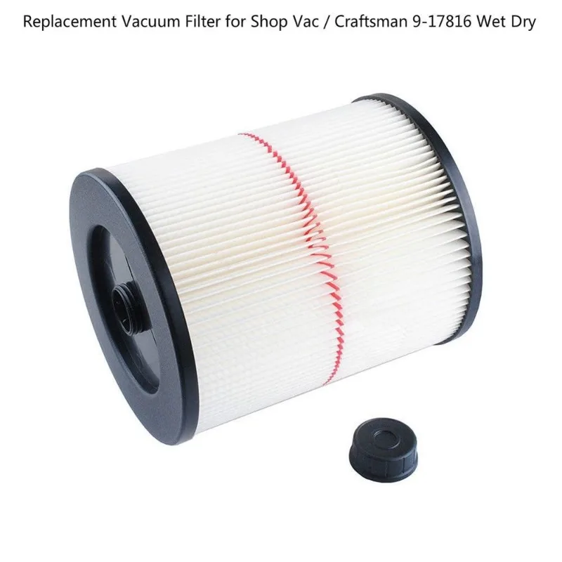 Craftsman 17816 Vacuum HEPA Filter | Captures 99.97% Dust | Fits 17810/17884 Series | Shop Vac Compatible
Craftsman 17816 Vacuum HEPA Filter | Captures 99.97% Dust | Fits 17810/17884 Series | Shop Vac Compatible