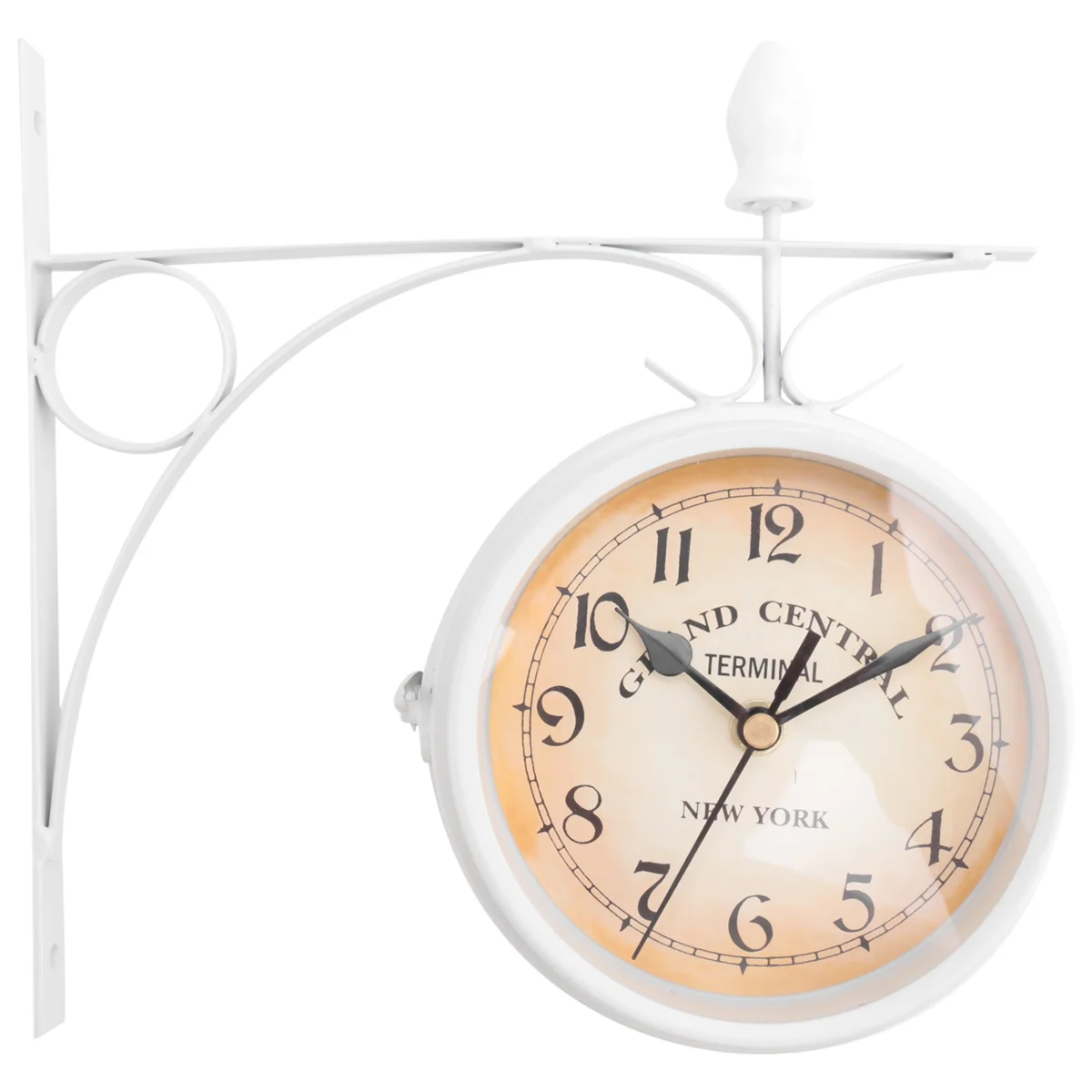 Iron Round Wall Hanging Double Sided Two Retro Station Clock Round Chandelier Wall Hanging Clock Home Decor
Iron Round Wall Hanging Double Sided Two Retro Station Clock Round Chandelier Wall Hanging Clock Home Decor