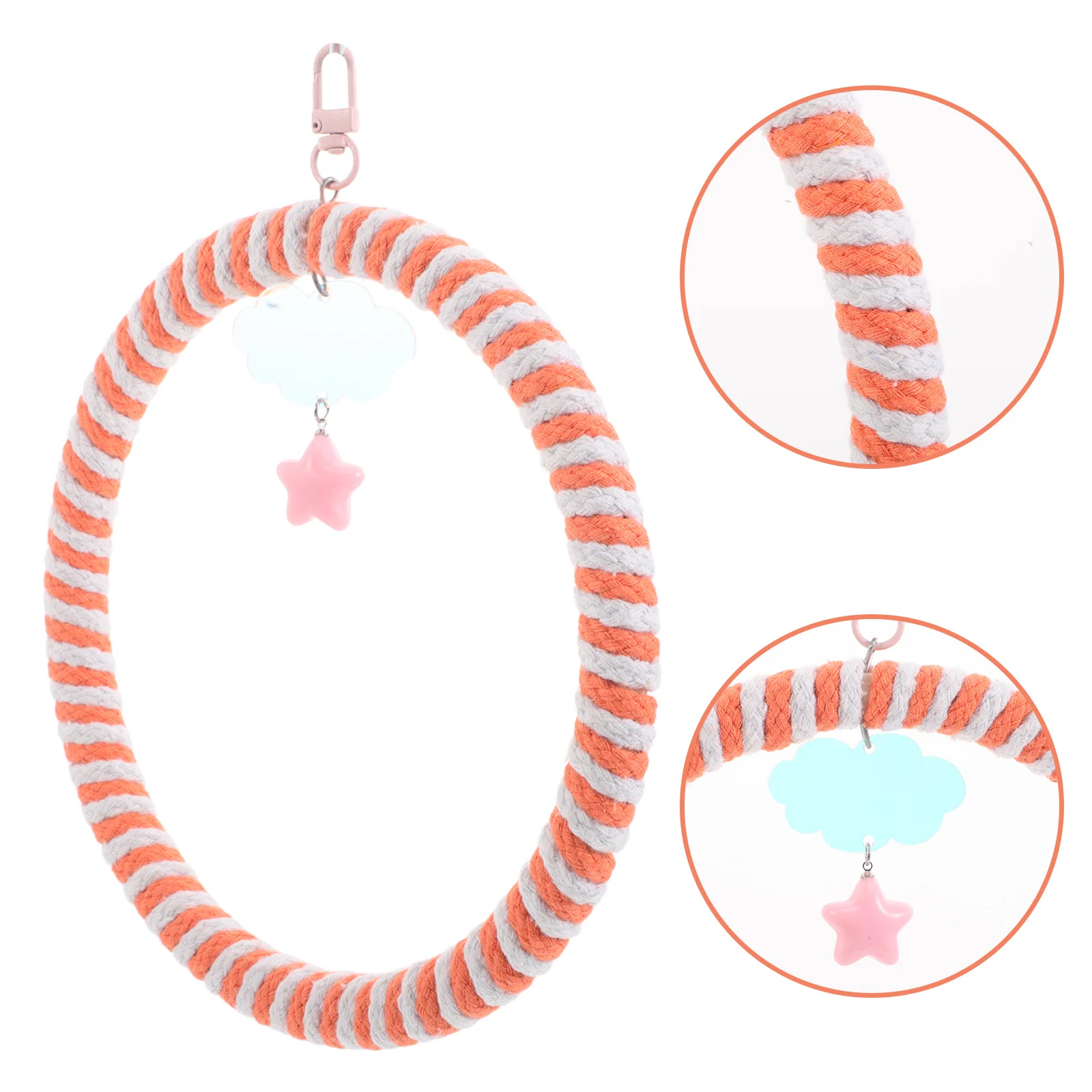 Parrot Swing Perch Multifunctional Chewing Climbing Playing Station For Small Parrots Bird Cage Accessories Bright Color
Parrot Swing Perch Multifunctional Chewing Climbing Playing Station For Small Parrots Bird Cage Accessories Bright Color